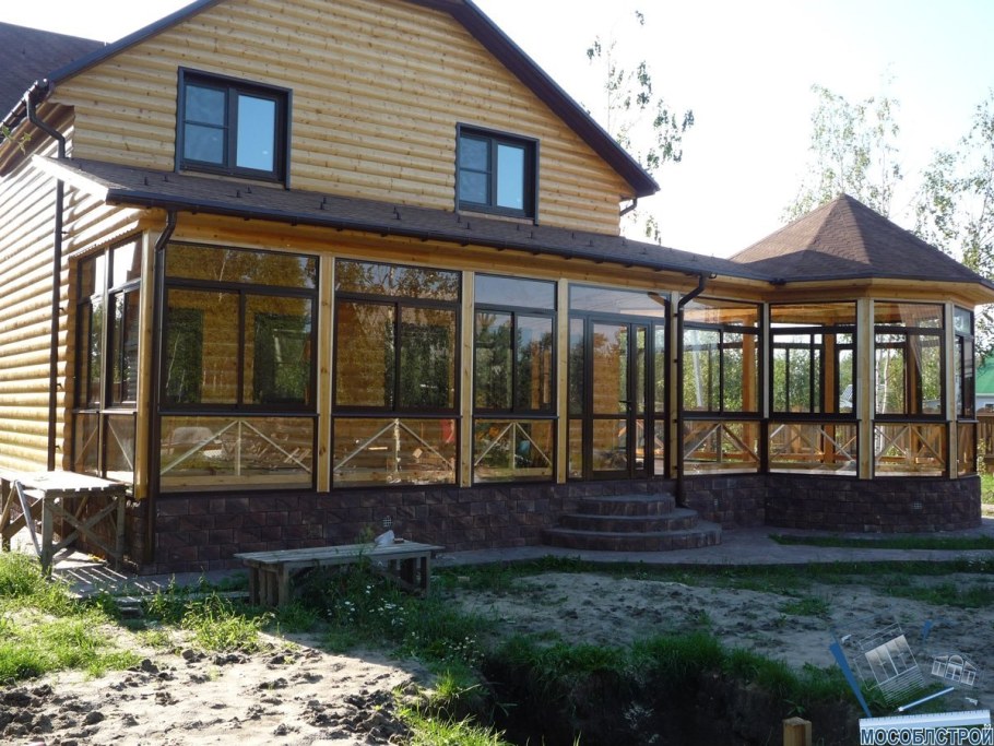 Rehau остекление веранды