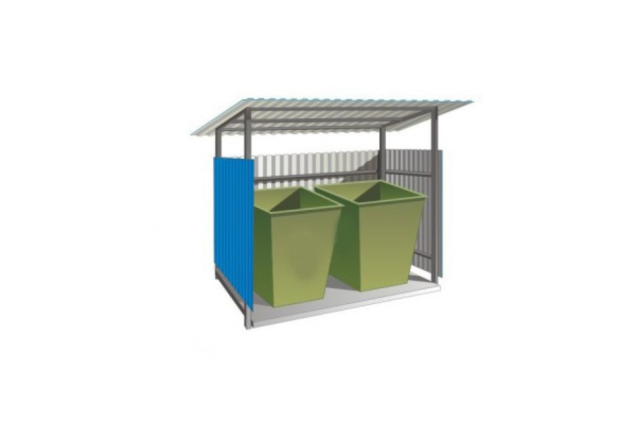 Площадка для сбора ТКО типовой проект