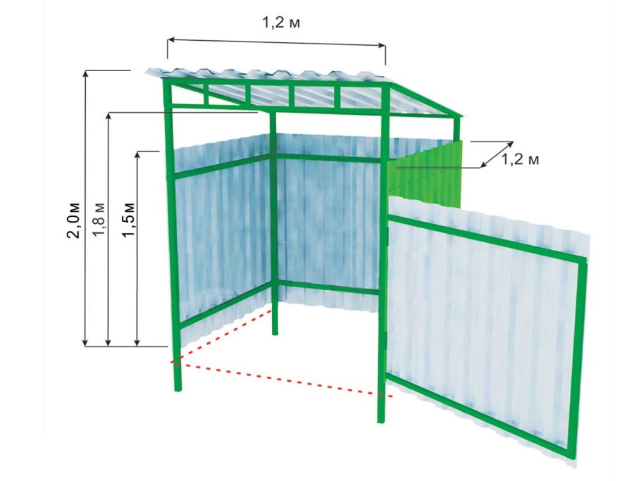 Схема контейнерных площадок для сбора ТБО