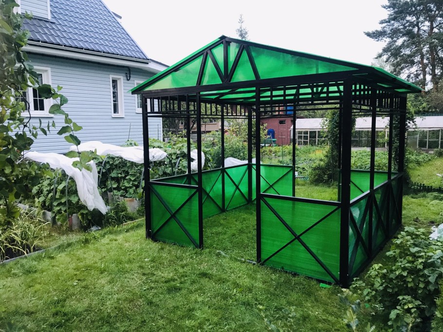 Беседка 3х3 с мангалом