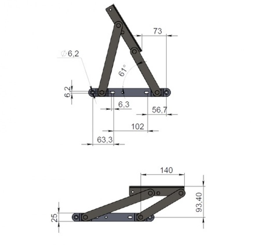 Подъемный механизм АКОС 409