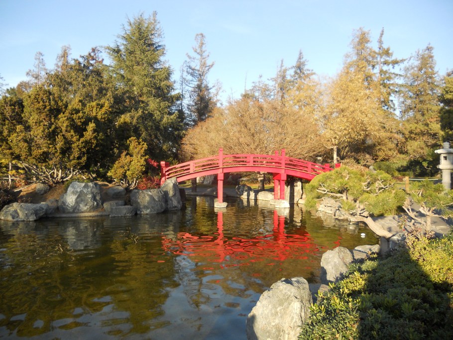 Парк Пасадена Калифорния японский сад