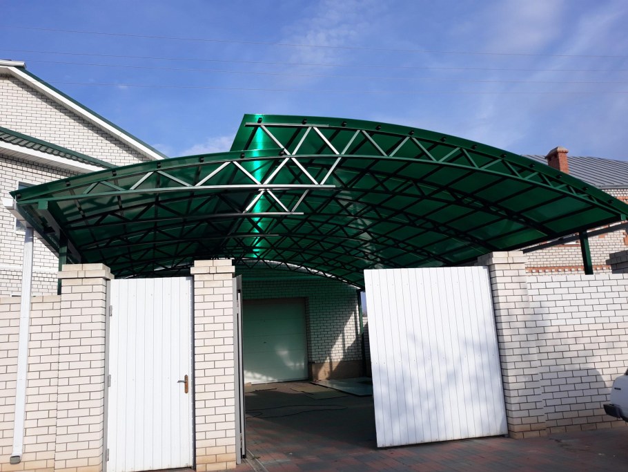 Навес полукруглый