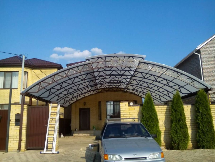 Навес полукруглый