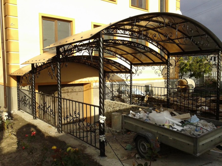 Металлоконструкции навесы