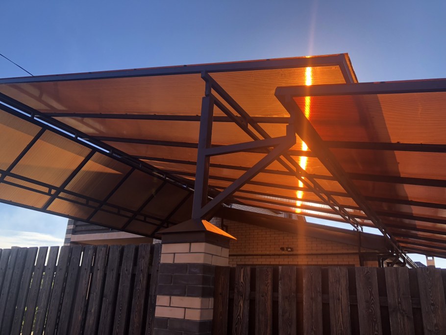 Трехуровневые навесы