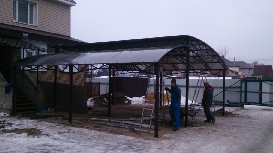 Многоярусные навесы