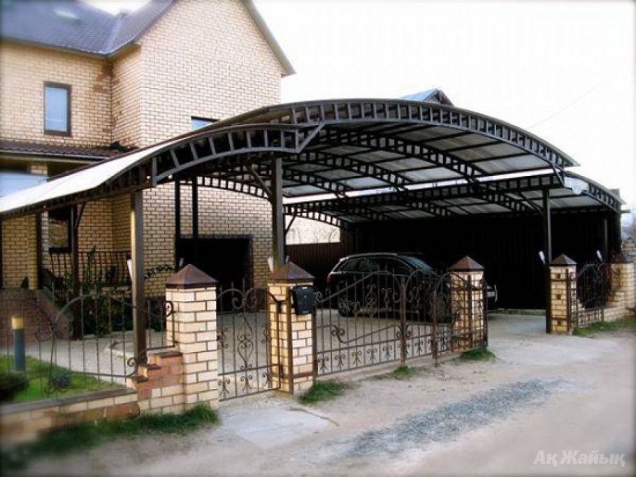 Красивые навесы для автомобилей