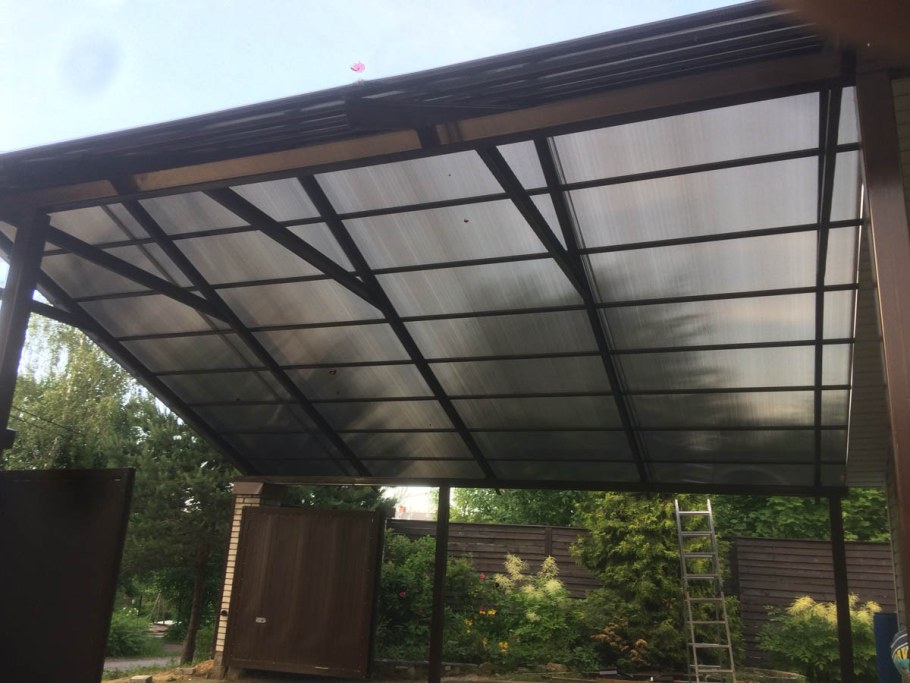 Навесы козырьки из поликарбоната