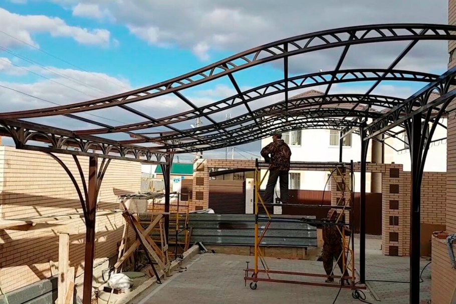 Навес поликарбонат