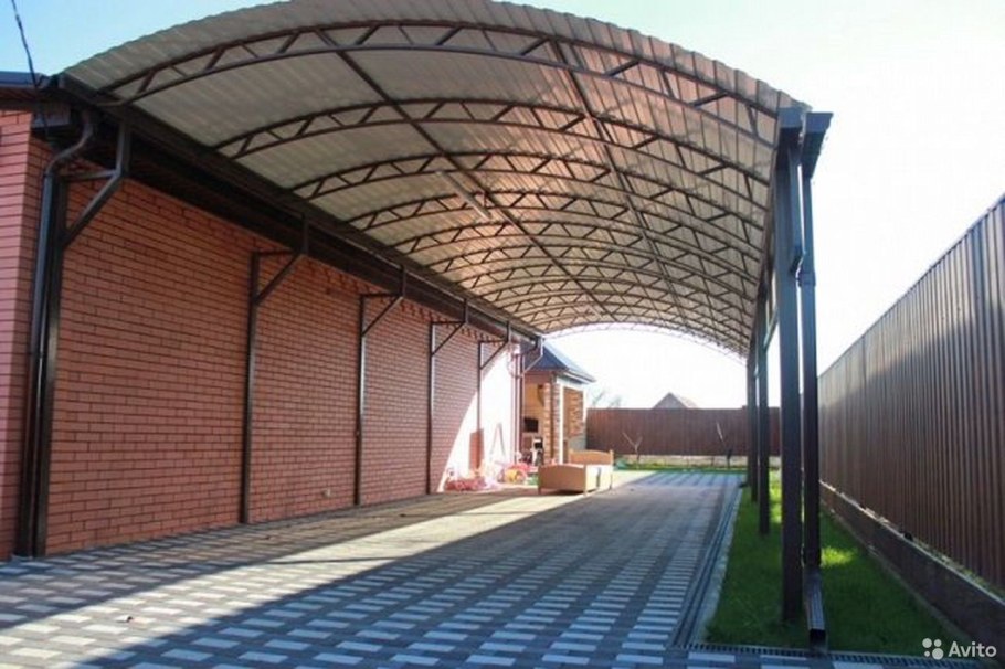 Большая пергола патио