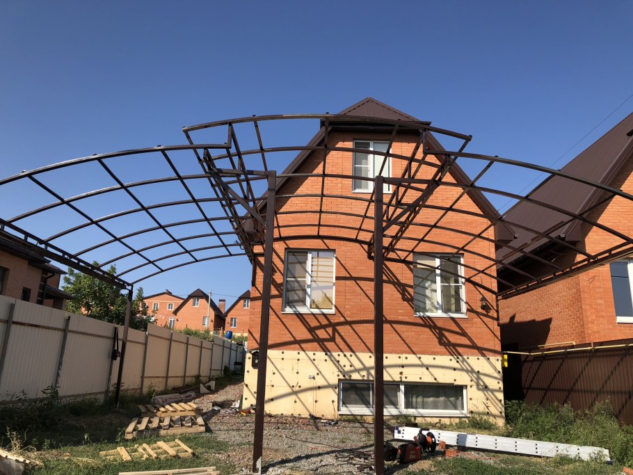 Навес полукруглый