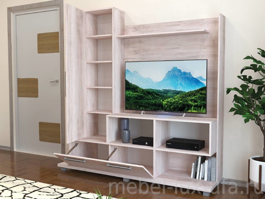 Спальня Сабрина-2 шкаф ПШ-9 (зер. В комп) (венге / дуб молочный)