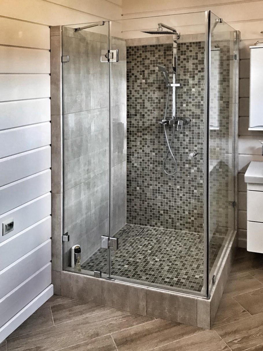 Душевая в деревянном доме