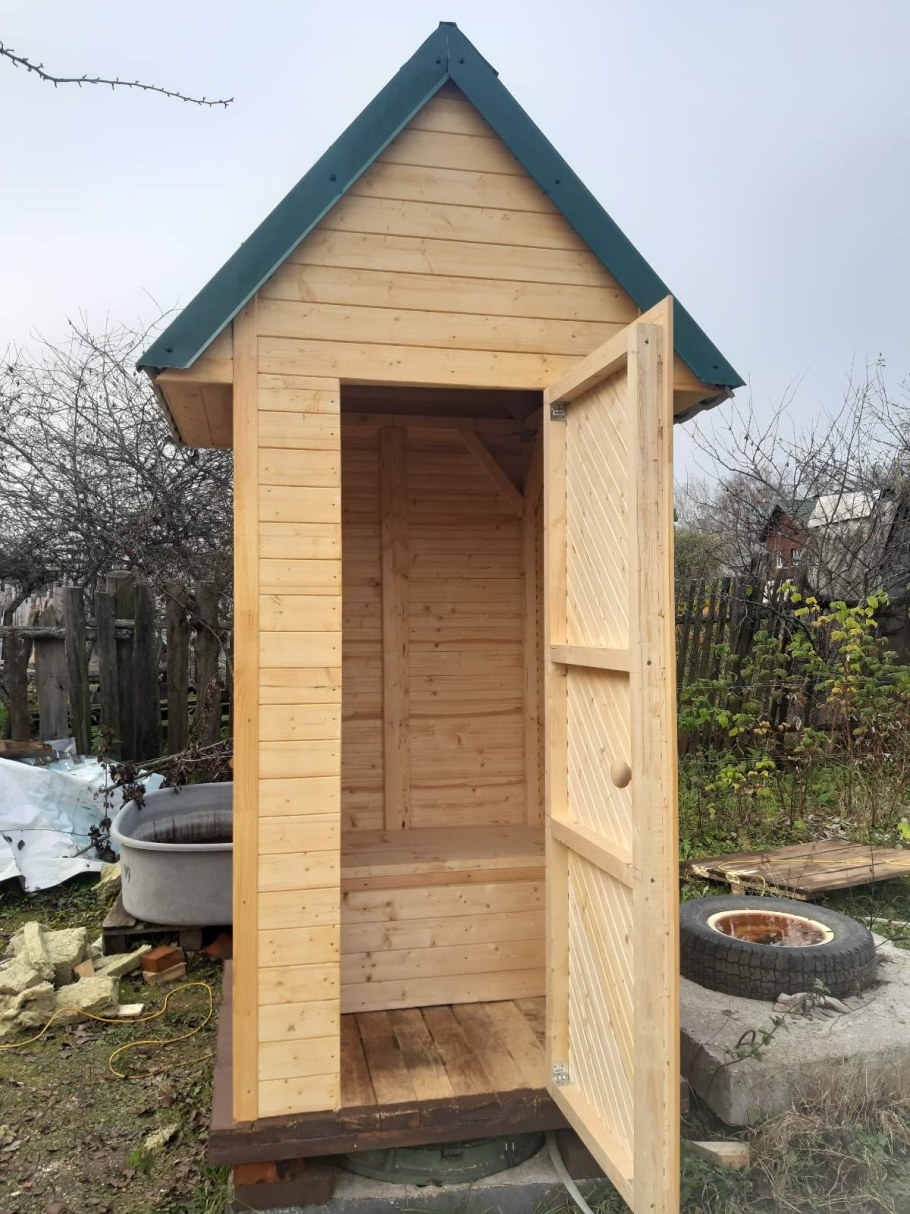 Туалет каркасно щитовой