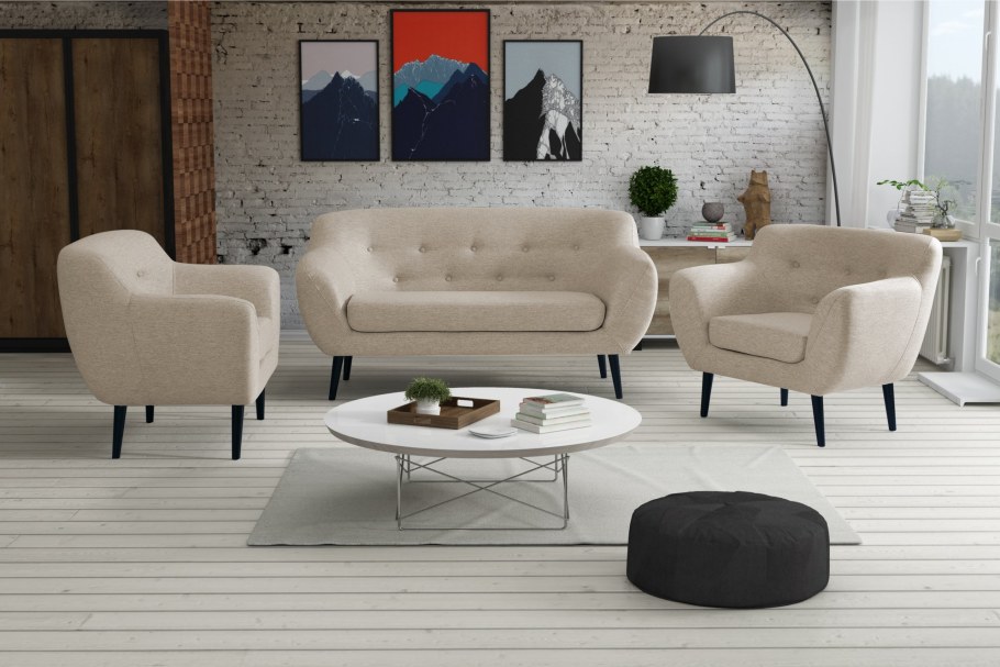 Диван и кресло в скандинавском стиле