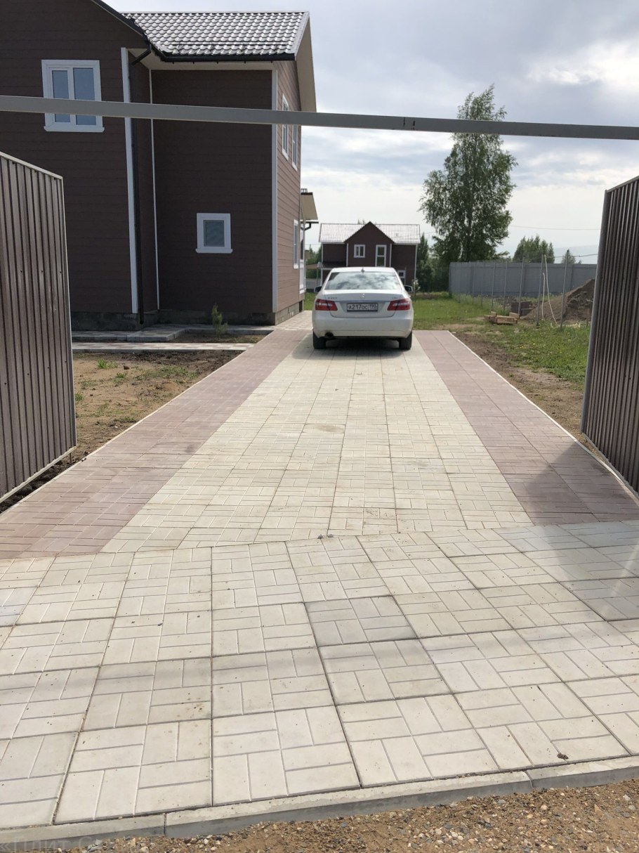 Парковка из плитки