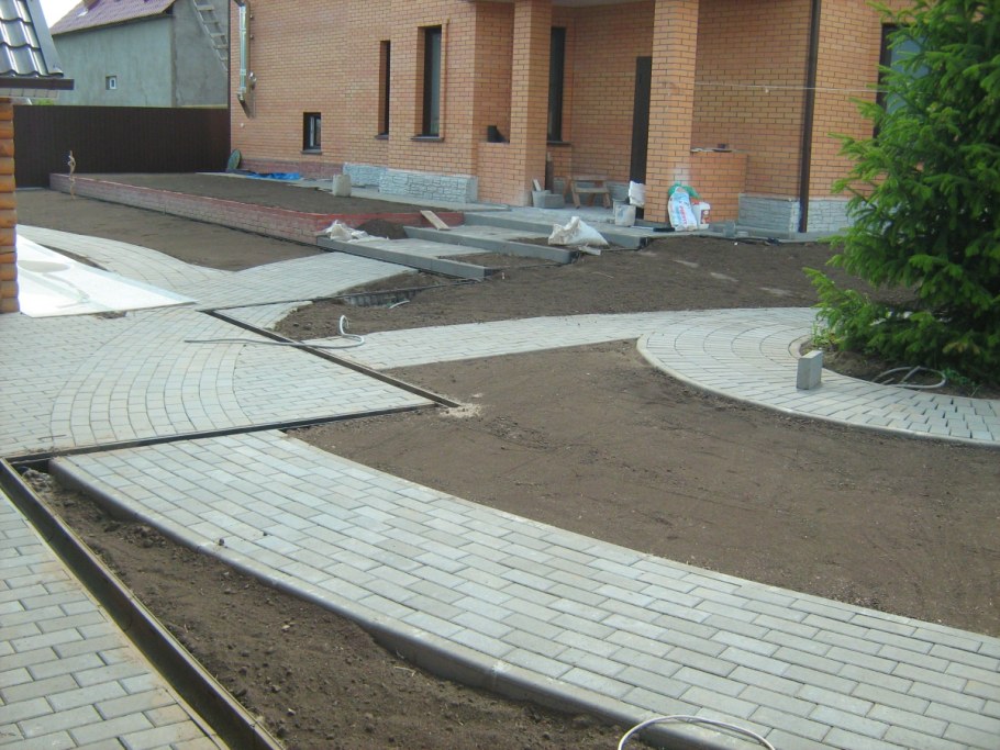 Брусчатка с уклоном