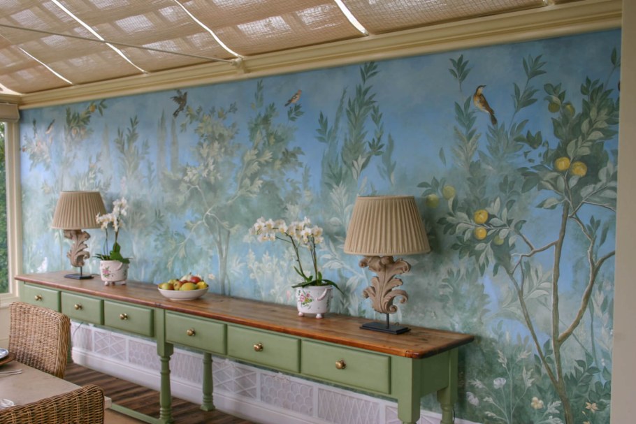 Фрески Шинуазри горы