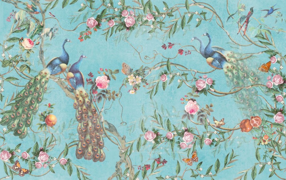 Шинуазри Павлины