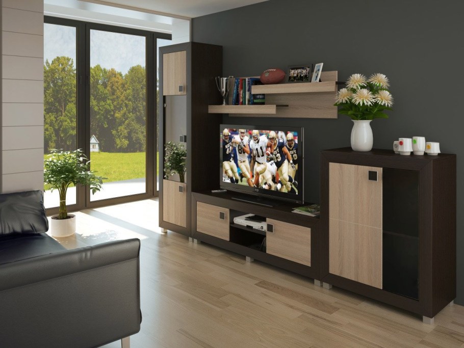 Стенка гамма 2 белфорт венге