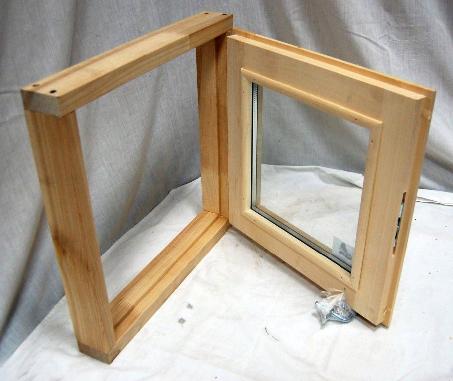 Оконный блок липа 600х400