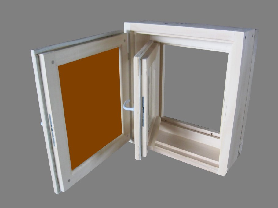 Стеклопакет форточка ПВХ 30х30