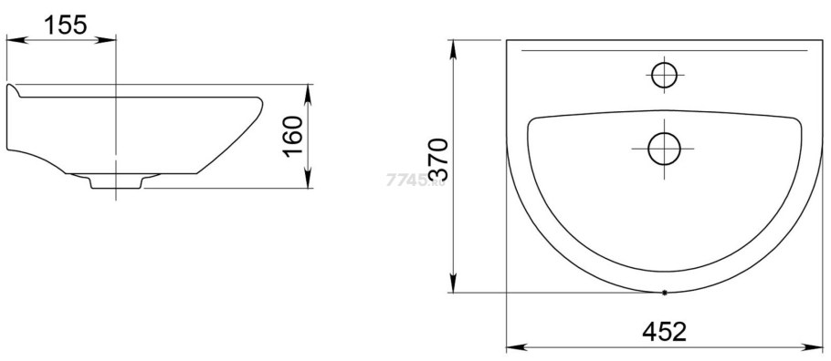 Умывальник Santeri Родничок