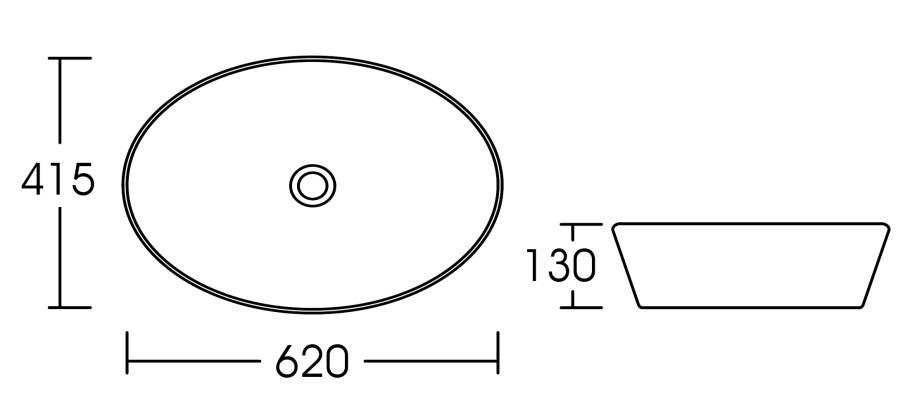 Раковина CERAMALUX 9011