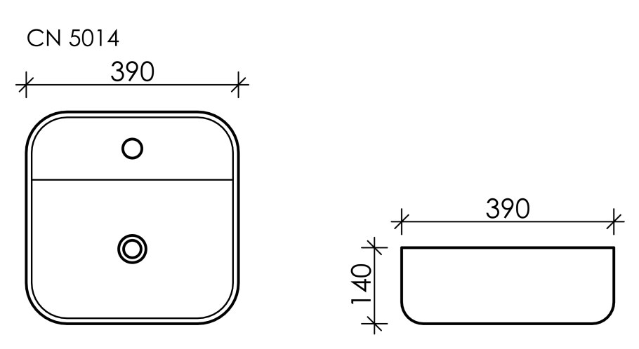 Раковина Ceramica Nova cn2003