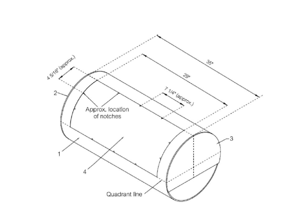 Гриль мангал из газового баллона чертежи