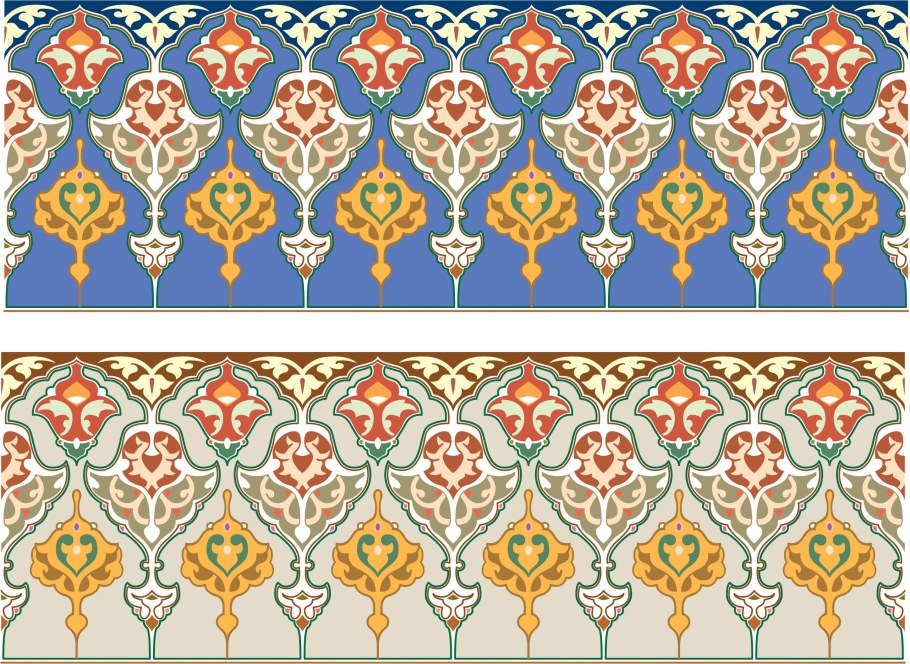 Арабский орнамент длинный