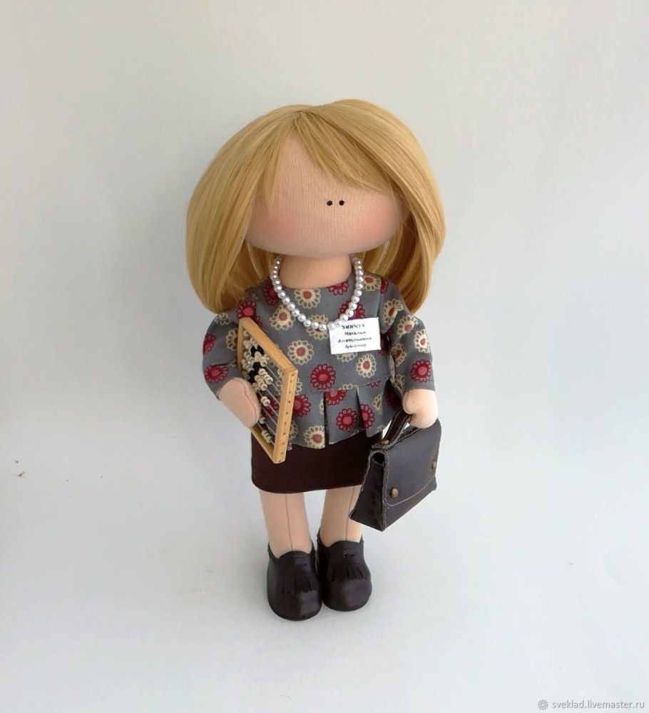 Интерьерная кукла учитель