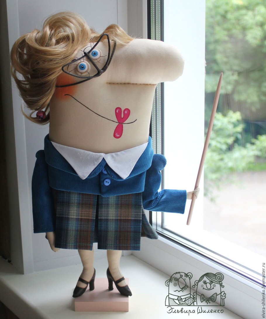 Интерьерная кукла учитель
