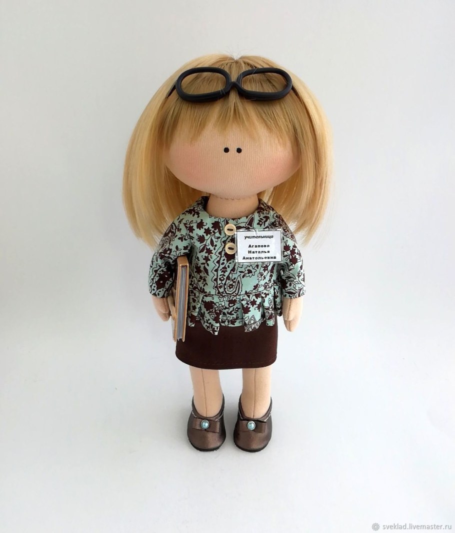 Интерьерная кукла учитель