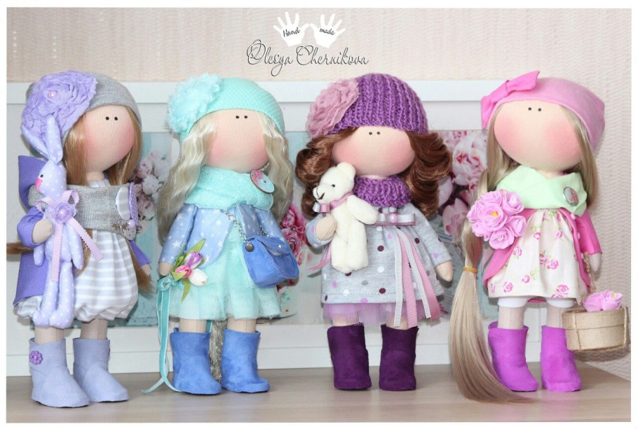Куклы в чулочной технике