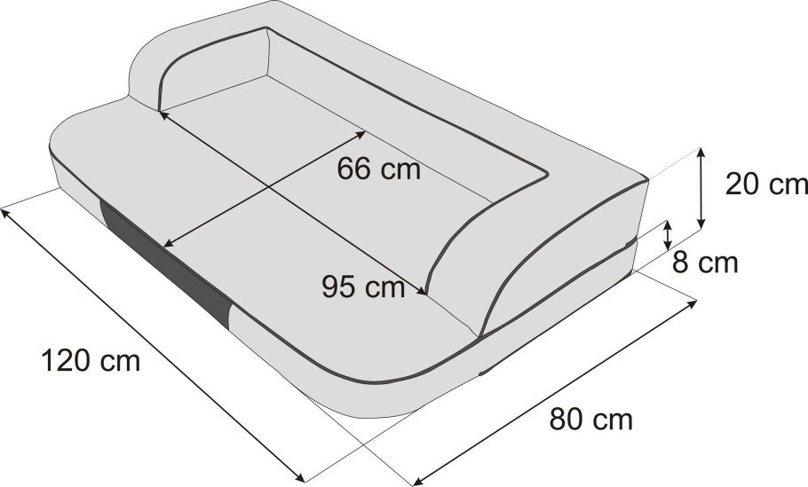 Модульный диван с оттоманкой Инфинити