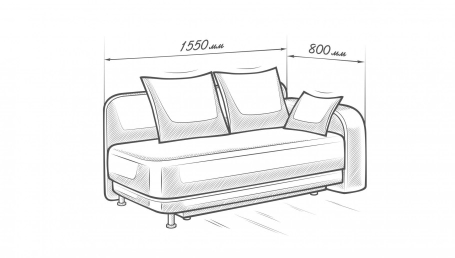 Угловой диван габариты 2000х1500