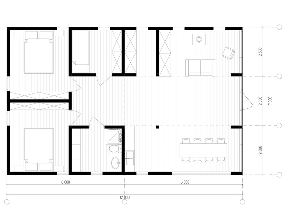 ДД 65 ДУБЛЬДОМ планировка