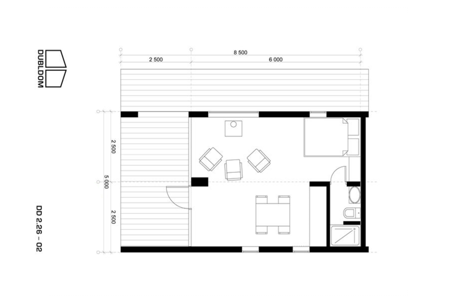 Чертежи одноэтажных домов с мансардой