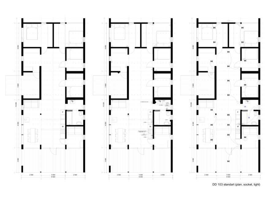Планировка дома из двух 40 футовых контейнеров