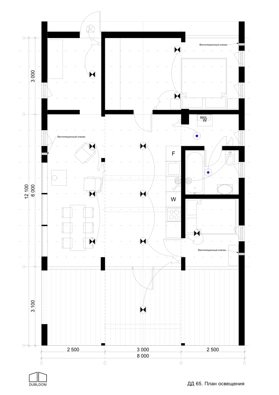 Модульный дом планировка