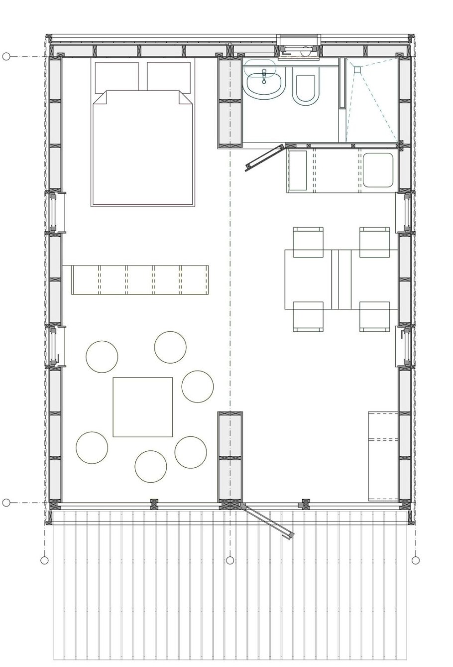Проекты одноэтажных модульных домов