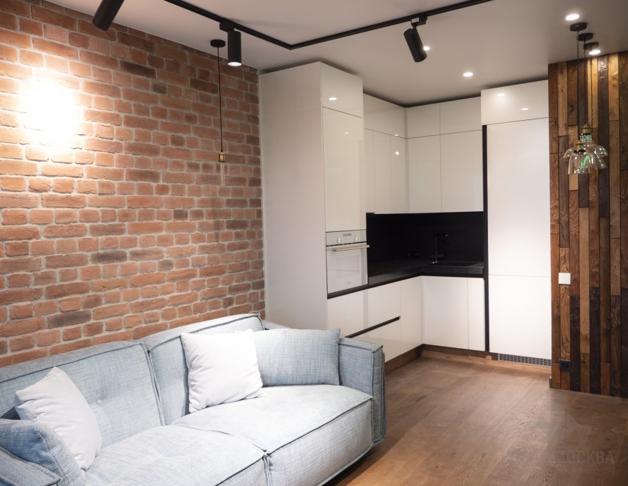 Расстановка мебели в квартире студии