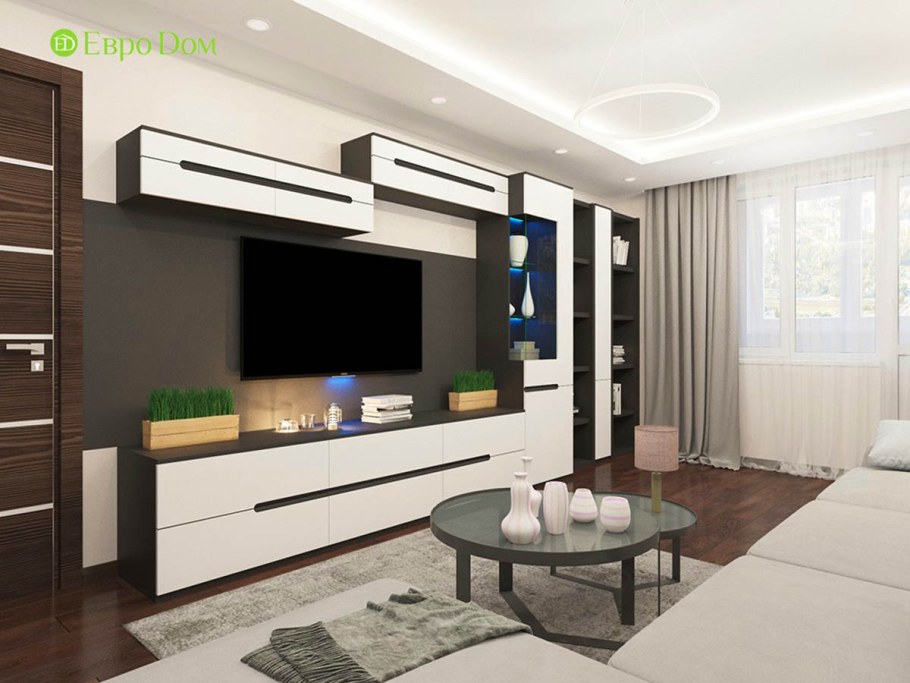 Дизайн однокомнатной кв