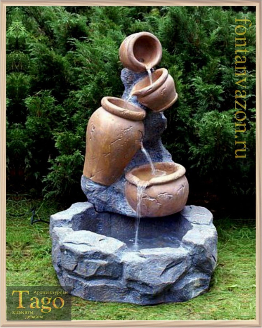 Артбетон водопад ландшафт