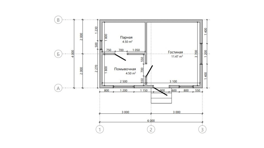 Каркасная баня 6х4 проект смета