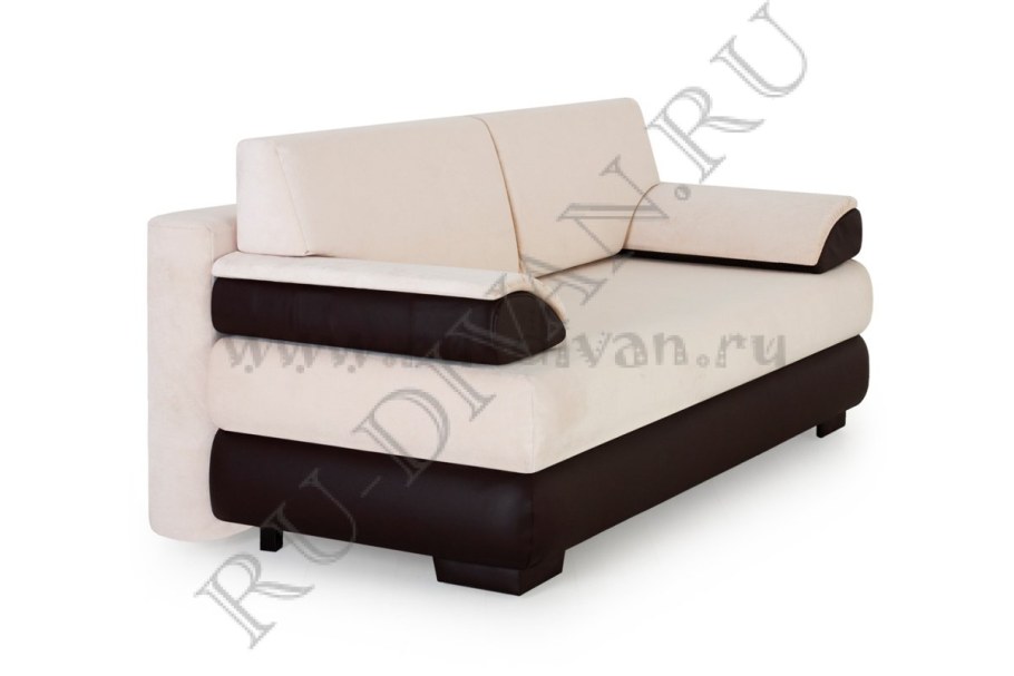 Диван Дублин экокожа коричневый