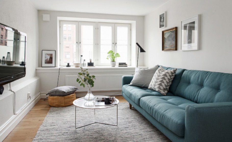 Интерьер гостинной 18кв м