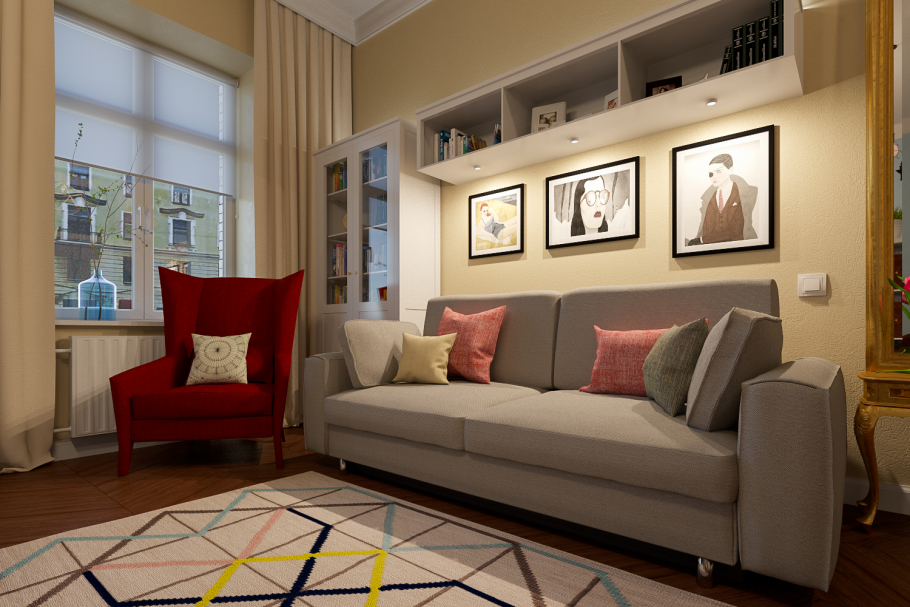 Диван в маленькую комнату